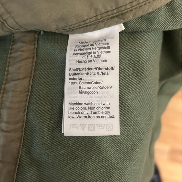 J. Crew Women’s Olive Green Zip Up Jacket Small - Picture 6 of 7